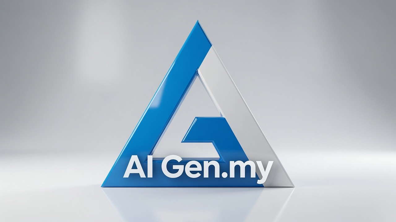 The AIGen.my logo in 3D